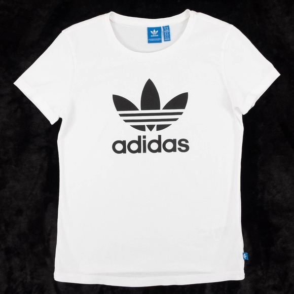Adidas Adicolor Classics Trefoil Tee Women's Medium White - Picture 1 of 9